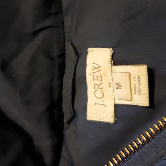 J. Crew navy blue down puffer vest M - Picture 8 of 8
